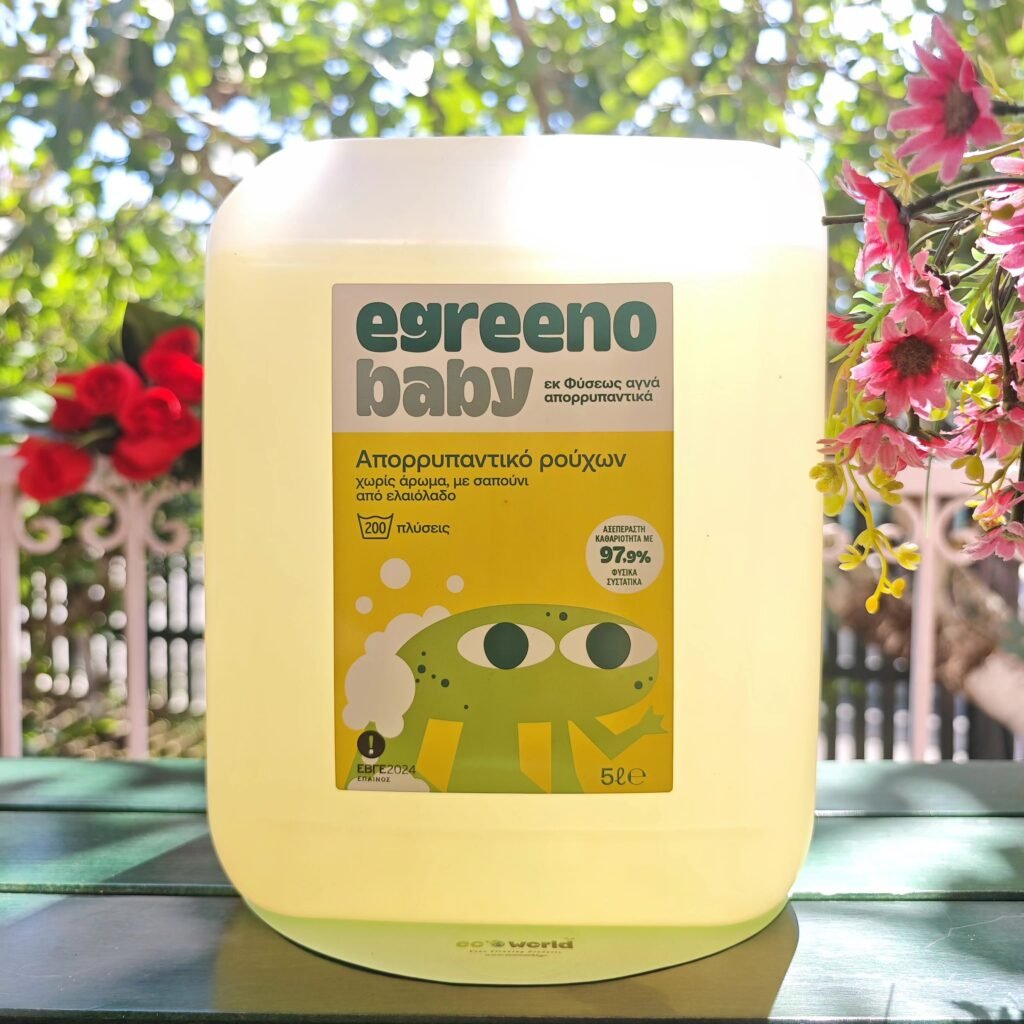 Οικολογικό Βρεφικό Απορρυπαντικό ρούχων Egreeno Baby 5L
