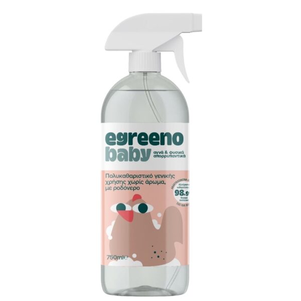 Οικολογικό Βρεφικό Πολυκαθαριστικό Egreeno Baby 750ml