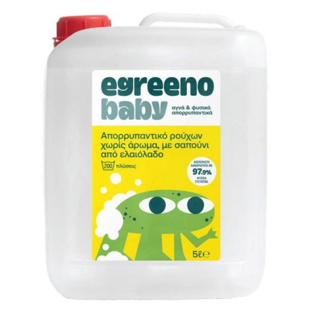 Οικολογικό Βρεφικό Απορρυπαντικό ρούχων 5L Egreeno Baby