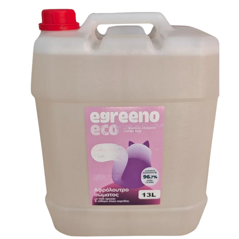 Eco Αφρόλουτρο Σώματος Egreeno Eco 13L