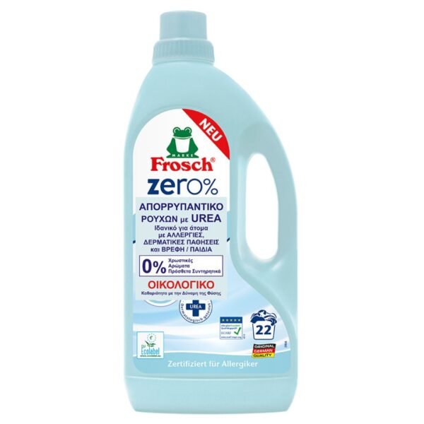 Eco Υγρό Απορρυπαντικό Ρούχων Zero% Frosch 1.5L