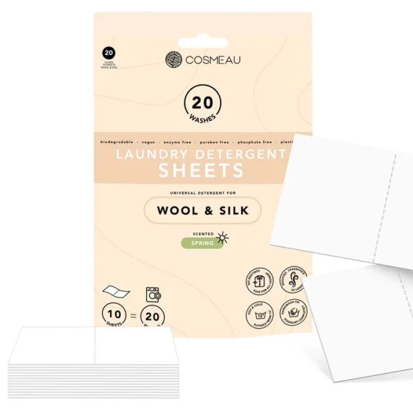 Φύλλα Πλυντηρίου για Μάλλινα και Μεταξωτά 20X