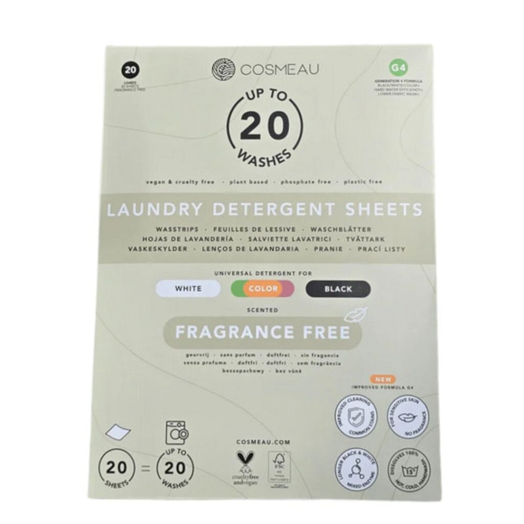 Φύλλα Πλυντηρίου Bamboozy Χωρίς Άρωμα 20X