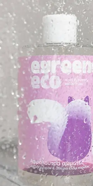 Egreeno – Οικολογικά Καθαριστικά και Καλλυντικά για όλη την Οικογένεια Οικολογικό Αφρόλουτρο σώματος Egreeno Eco, με λάδι αργκάν,αιθέριο έλαιο καρύδας 500ml