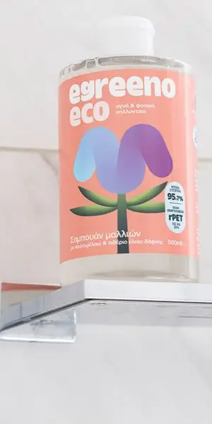 Egreeno – Οικολογικά Καθαριστικά και Καλλυντικά για όλη την Οικογένεια Οικολογικό Σαμπουάν μαλλιών Egreeno Eco, με καστορέλαιο και αιθέριο έλαιο δάφνης / 500ml