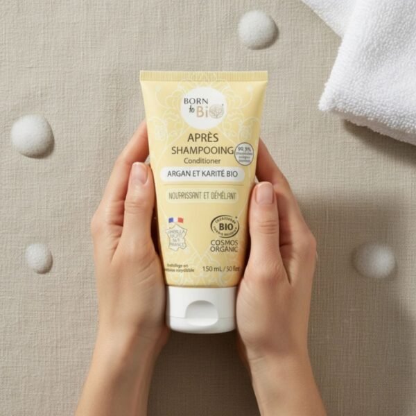 Βιολογική Κρέμα Μαλλιών 2 σε 1 Μαλακτική Born to Bio