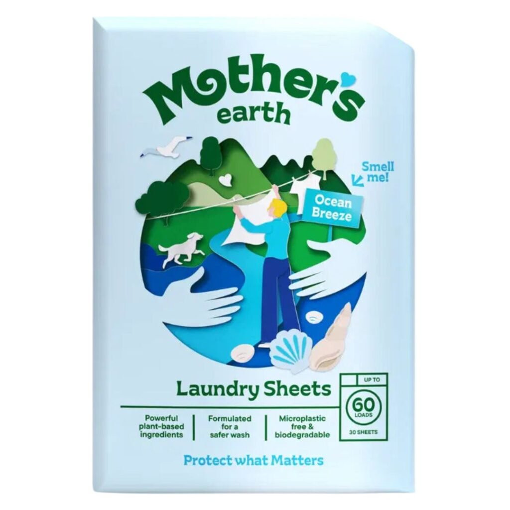 Φύλλα Πλυντηρίου Ocean Breeze Mother's Earth