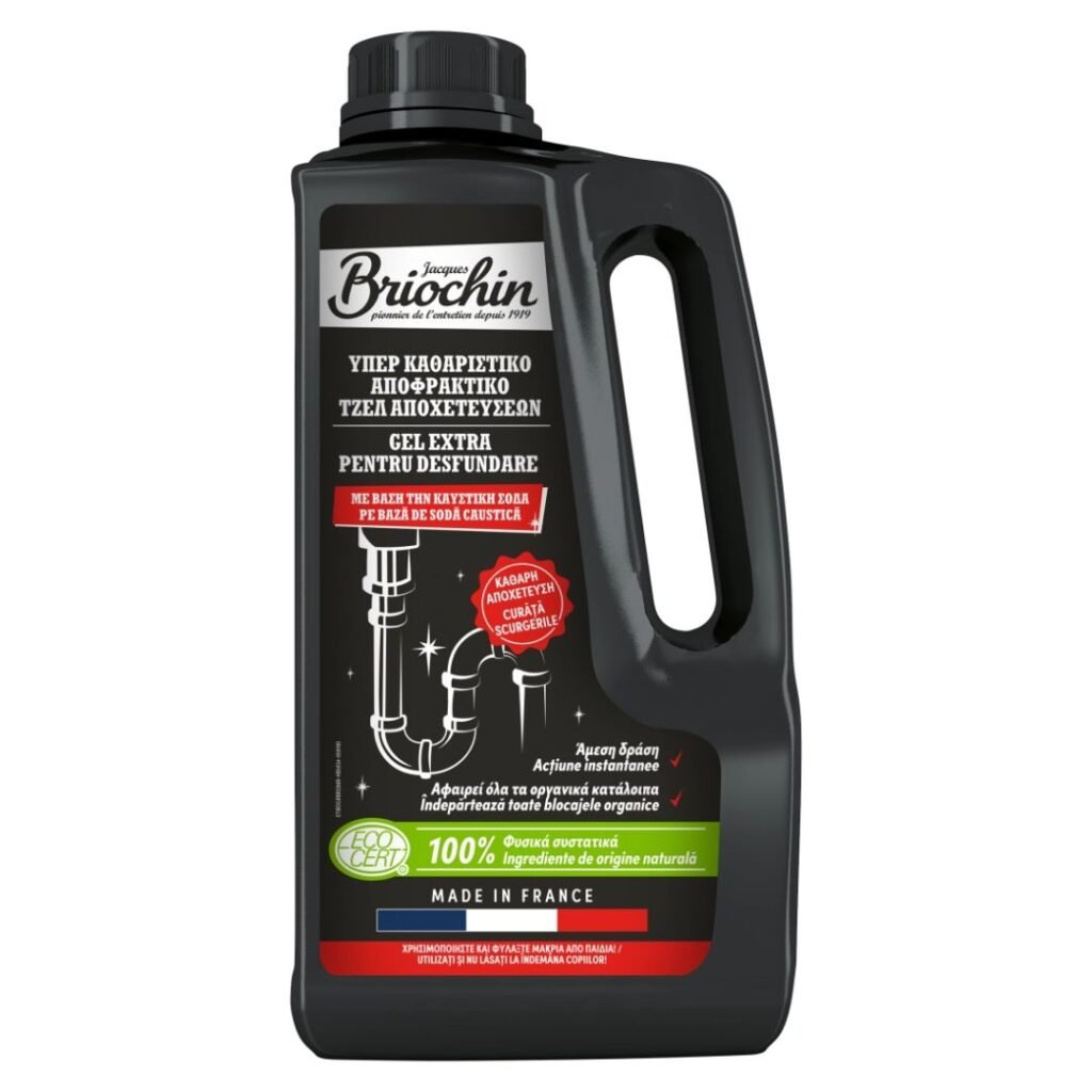 Αποφρακτικό τζελ αποχετεύσεων 900 ML BRIOCHIN