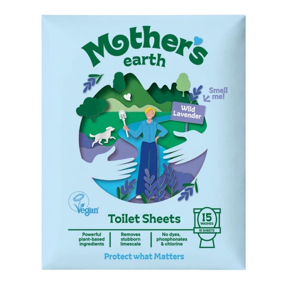 Φύλλα Λεκάνης Καθαρισμού Τουαλέτας 15X Mother’s Earth